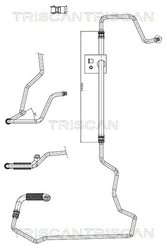 Furtun hidraulic sistem directie Triscan 8516 28002