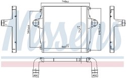 Intercooler Nissens 961326