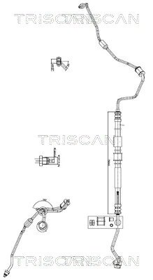 Furtun hidraulic sistem directie Triscan 8516 18001