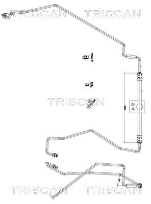 Furtun hidraulic sistem directie Triscan 8516 16046