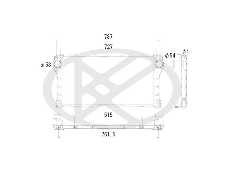 INTERCOOLER KOYORAD IA010164 - Piesa auto compatibila cu mai multe marci