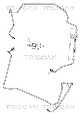 Furtun hidraulic sistem directie Triscan 8516 27001