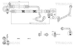 FURTUN HIDRAULIC SISTEM DIRECTIE TRISCAN 8516 11013 - Compatibil cu BMW