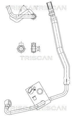 Furtun hidraulic sistem directie Triscan 8516 11014