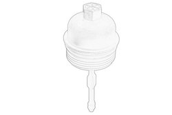 Capac, carcasa filtru ulei OE HYUNDAI 263152A000