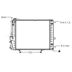RADIATOR RACIRE MOTOR STARLINE 28.12.514 / 12528824
