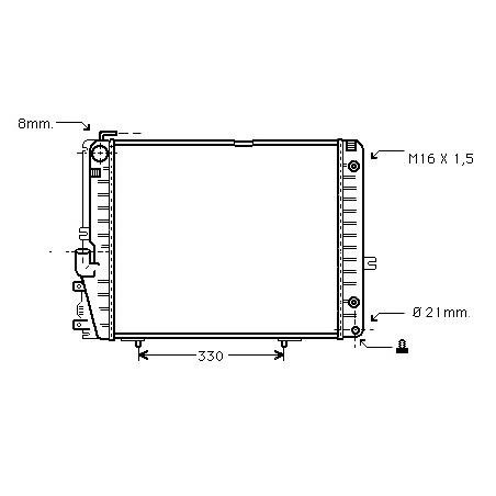 RADIATOR RACIRE MOTOR STARLINE 28.12.514 / 12528824