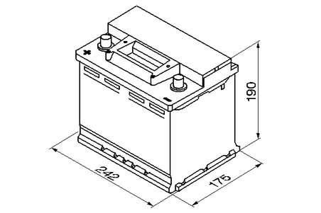 BATERIE DE PORNIRE BOSCH 0 092 S30 060 - Compatibil cu ALFA ROMEO, BOGDAN, CHEVROLET, DAEWOO, DAIHATSU, FENDT, FIAT, FSO, GAZ, H