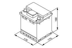 BATERIE DE PORNIRE BOSCH 0 092 S40 001 - Compatibil cu AIXAM, BMW, CITROEN, DACIA, DAF, FIAT, LANCIA, LEXUS, LIGIER, MEGA, NEW H