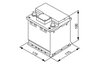 BATERIE DE PORNIRE BOSCH 0 092 S40 001 - Compatibil cu AIXAM, BMW, CITROEN, DACIA, DAF, FIAT, LANCIA, LEXUS, LIGIER, MEGA, NEW H