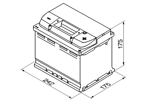 BATERIE DE PORNIRE BOSCH 0 092 S40 040 - Compatibil cu AGCO, ALFA ROMEO, ALPINA, AUDI, AUTO UNION, BEDFORD, BMW, BUCHER, CADILLA