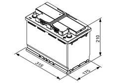 BATERIE DE PORNIRE BOSCH 0 092 T30 320 - Compatibil cu HYUNDAI