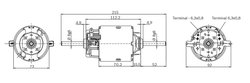 ELECTROMOTOR VENTILATIE INTERIOARA BOSCH 0 130 111 042 - Compatibil cu MAN