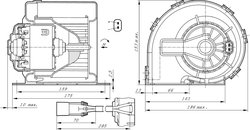 VENTILATOR HABITACLU BOSCH 0 130 115 604 - Piesa auto compatibila cu mai multe marci