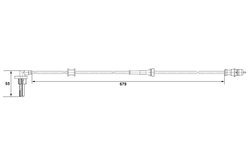 SENZOR ABS BOSCH 0 265 007 533 - Compatibil cu RENAULT