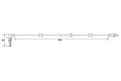 SENZOR ABS BOSCH 0 265 007 534 - Compatibil cu RENAULT