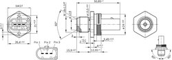 Senzor presiune combustibil BOSCH 0 281 002 842