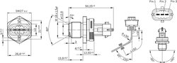 Senzor presiune combustibil BOSCH 0 281 002 907