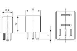 MODUL SEMNALIZARE BOSCH 0 332 011 007 - Compatibil cu AUDI, MAYBACH, MERCEDES-BENZ, MERCEDES-BENZ (BBDC), OPEL, PUCH, SEAT, SKOD