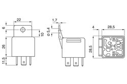 Releu curent alimentare BOSCH 0 332 019 109