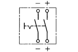 Contact principal, baterie BOSCH 0 341 003 004