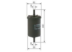 Filtru combustibil BOSCH 0 450 902 161