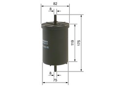 FILTRU COMBUSTIBIL BOSCH 0 450 905 318 - Compatibil cu AUDI, BENTLEY, CHERY, SEAT, SKODA, SPERANZA, VW