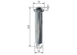 Filtru combustibil BOSCH 0 450 905 960