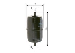 FILTRU COMBUSTIBIL BOSCH 0 450 905 985 - Compatibil cu JEEP