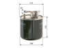 FILTRU COMBUSTIBIL BOSCH 0 450 906 458 - Compatibil cu AUDI