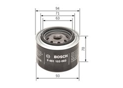 FILTRU ULEI BOSCH 0 451 103 093 - Compatibil cu OPEL, VAUXHALL