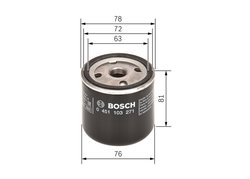 FILTRU ULEI BOSCH 0 451 103 271 - Compatibil cu CASE IH, DODGE, GAZ, NEW HOLLAND
