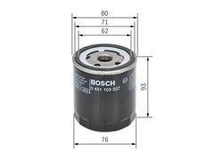 FILTRU ULEI BOSCH 0 451 103 337 - Compatibil cu SEAT, SKODA, VW