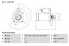 Electromotor BOSCH 0 986 017 240