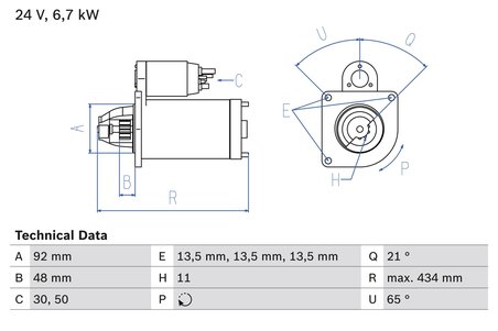Electromotor BOSCH 0 986 017 760