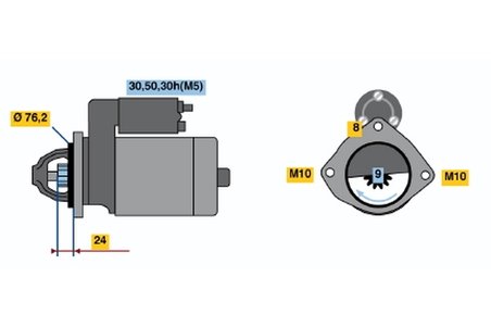 Electromotor BOSCH 0 986 019 980