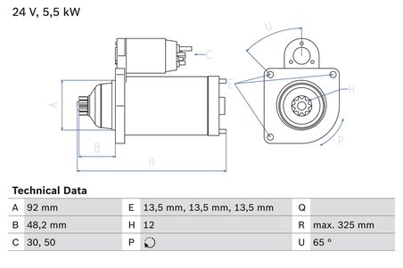 Electromotor BOSCH 0 986 021 480