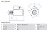 ELECTROMOTOR BOSCH 0 986 023 580 - Compatibil cu CITROEN, DS, MINI, OPEL, PEUGEOT, SUZUKI, VAUXHALL
