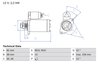 ELECTROMOTOR BOSCH 0 986 024 380 - Compatibil cu CHRYSLER, JEEP
