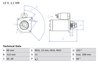 ELECTROMOTOR BOSCH 0 986 025 390 - Compatibil cu RENAULT
