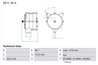 ALTERNATOR BOSCH 0 986 037 440 - Compatibil cu MAN, MERCEDES-BENZ, SAAB