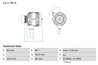 Alternator BOSCH 0 986 039 750