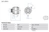ALTERNATOR BOSCH 0 986 041 960 - Compatibil cu IVECO
