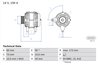 ALTERNATOR BOSCH 0 986 045 031 - Compatibil cu BMW, LAND ROVER