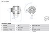 ALTERNATOR BOSCH 0 986 047 400 - Compatibil cu BMW, BMW (BRILLIANCE)