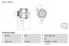 ALTERNATOR BOSCH 0 986 047 540 - Compatibil cu CHRYSLER, MERCEDES-BENZ