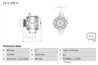 ALTERNATOR BOSCH 0 986 047 920 - Compatibil cu FORD, FORD AUSTRALIA, LAND ROVER