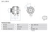 ALTERNATOR BOSCH 0 986 047 930 - Compatibil cu FORD, FORD AUSTRALIA, VOLVO