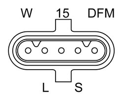 ALTERNATOR BOSCH 0 986 048 100 - Compatibil cu MERCEDES-BENZ