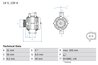 ALTERNATOR BOSCH 0 986 049 010 - Compatibil cu MERCEDES-BENZ